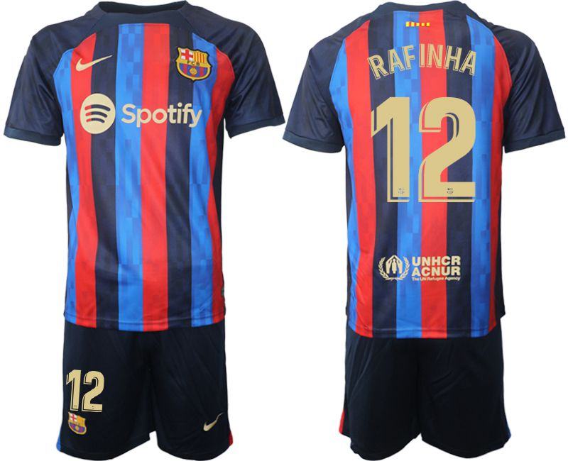 Men 2022-2023 Club Barcelona home blue 12 Soccer Jersey